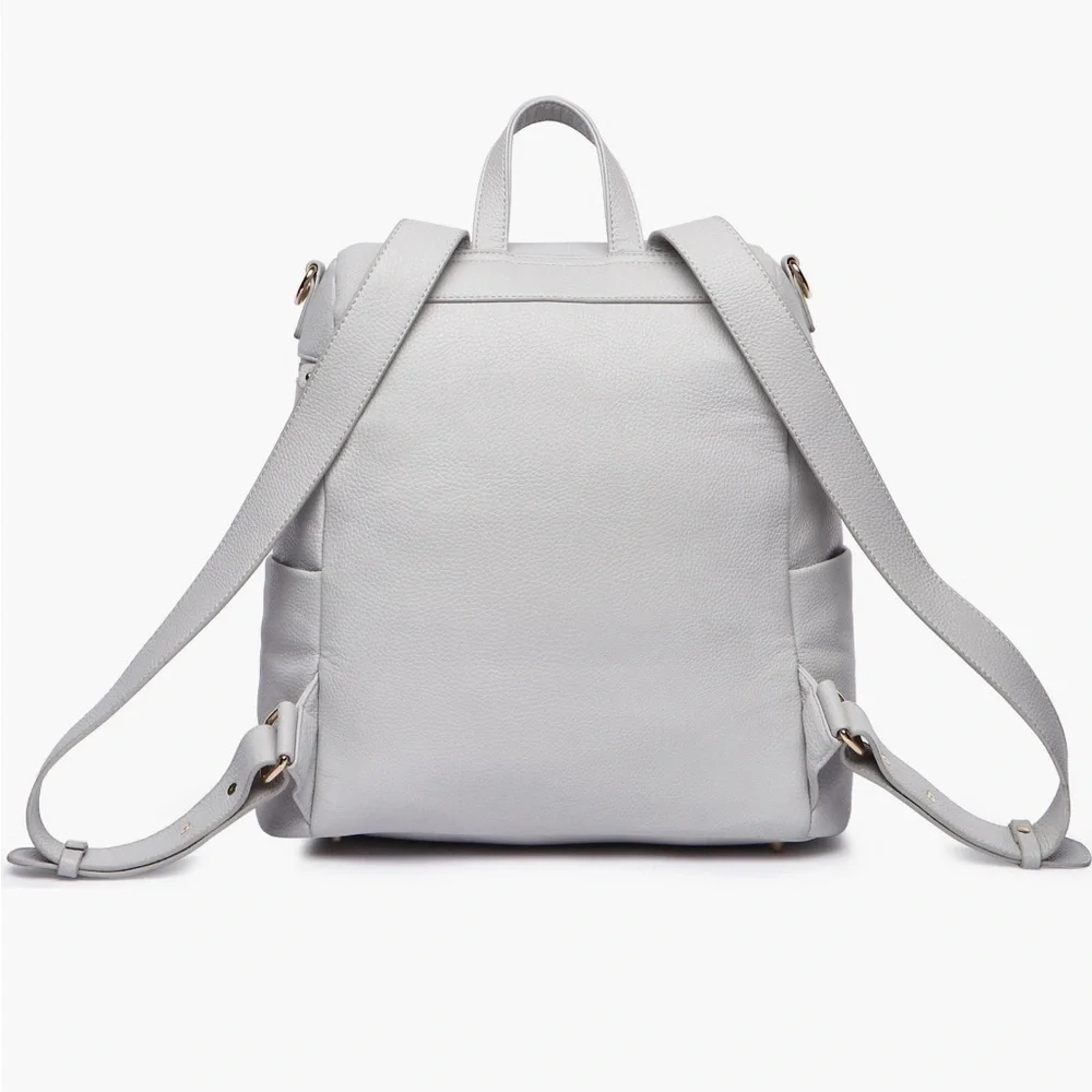Luli Bebé Monaco Faux Leather Diaper Backpack